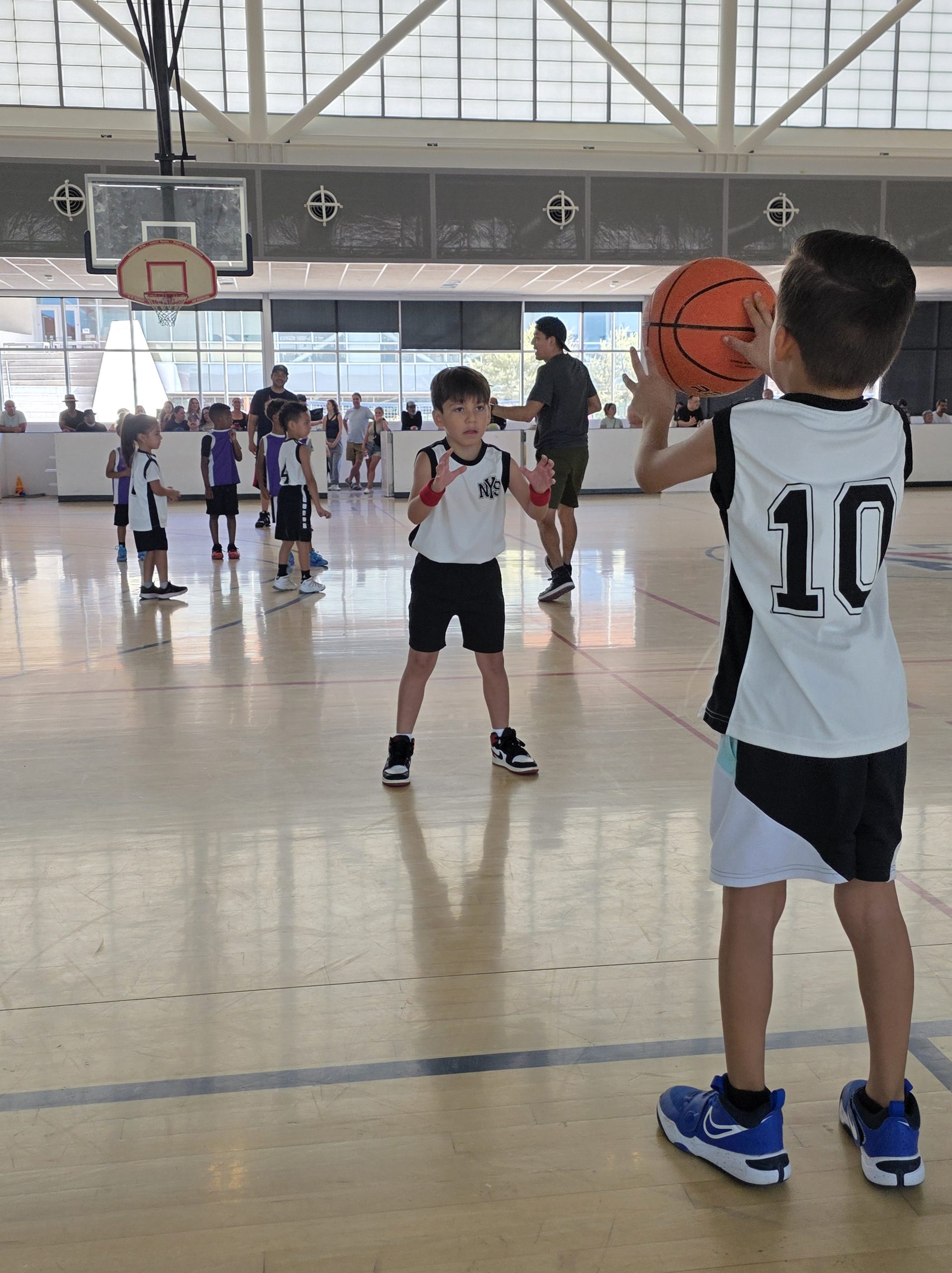 Two kids playing at National Youth Sports